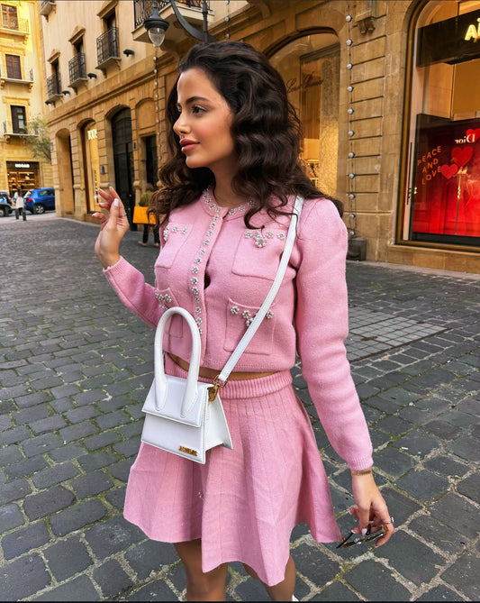 Crystal Bloom Knit Set