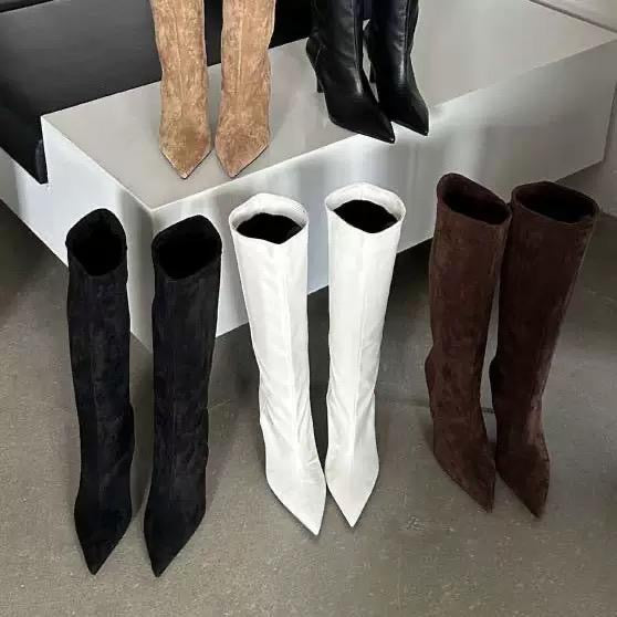 The Luxe Pointed Stiletto Boots