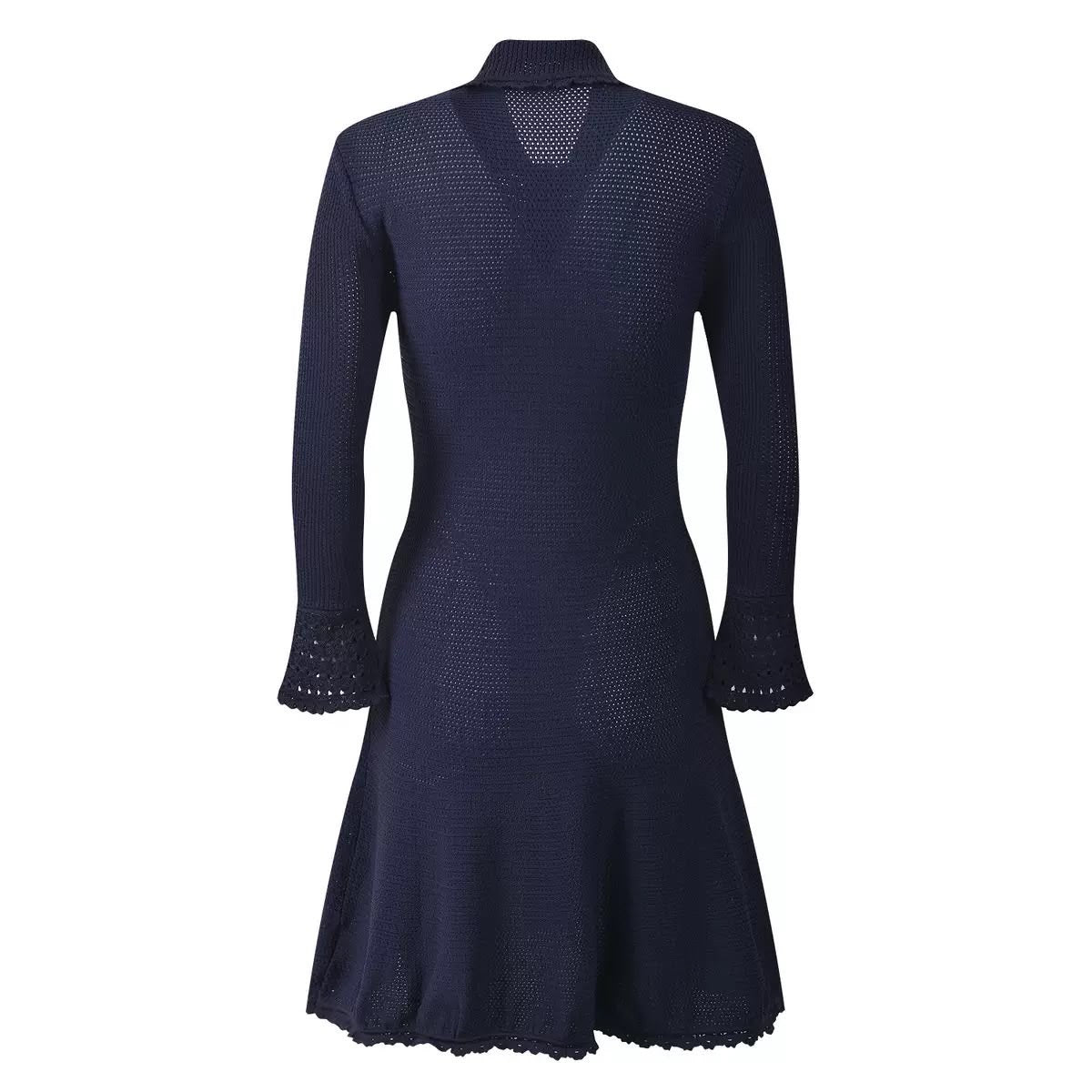 Charm Embellished Knit Midi Dress