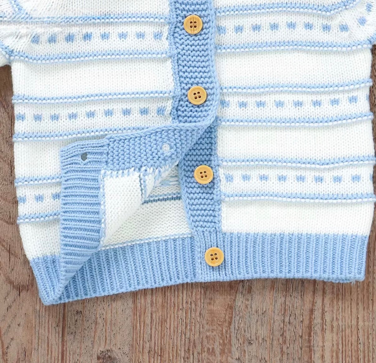 Cozy Cable Knit Overall Set