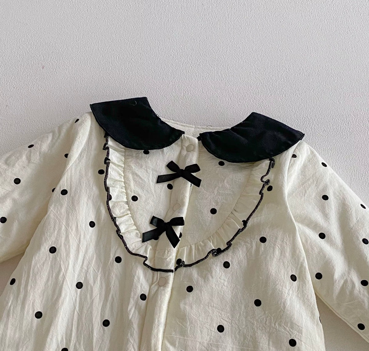 Bow Belle Polka Romper