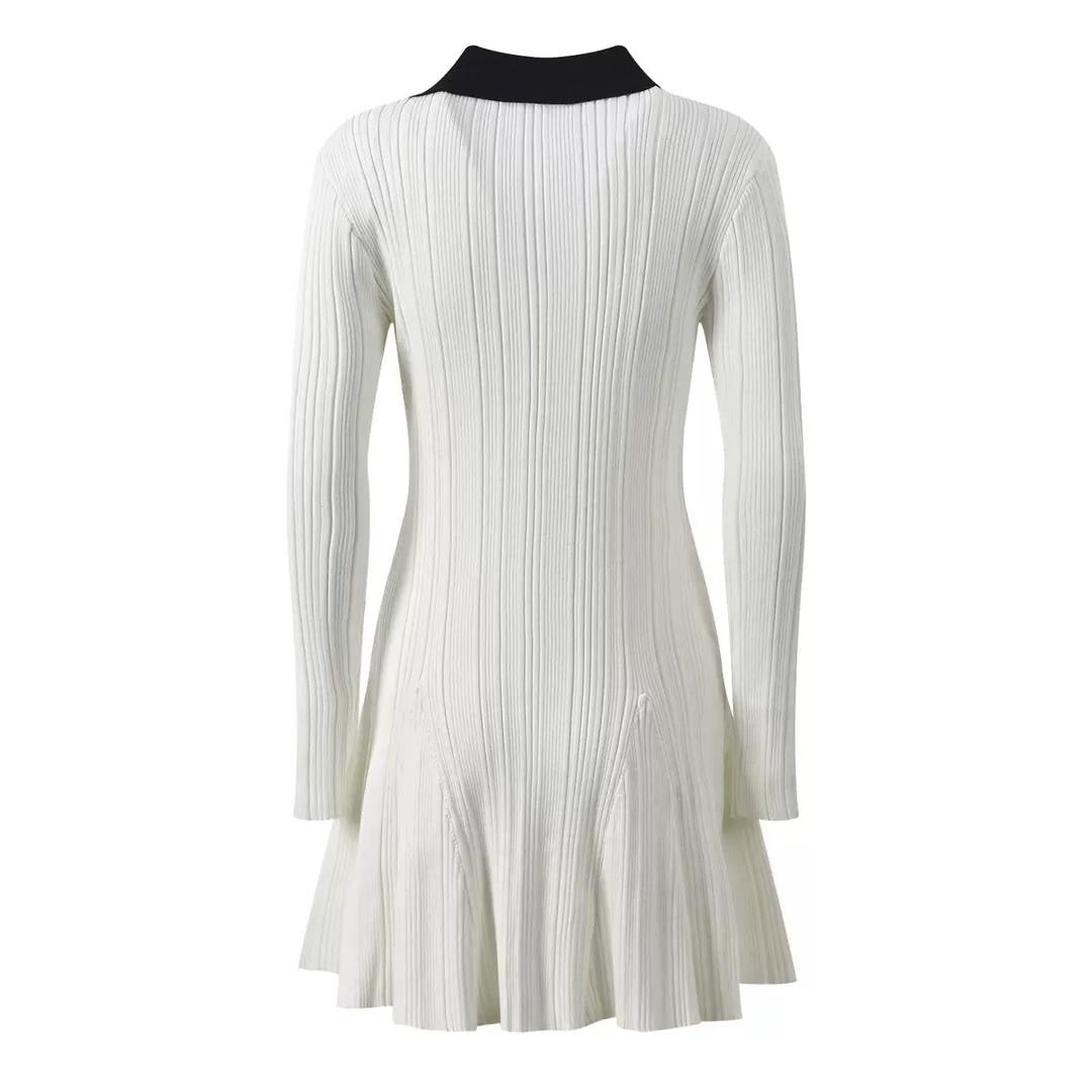 Monaco Contrast Trim Dress
