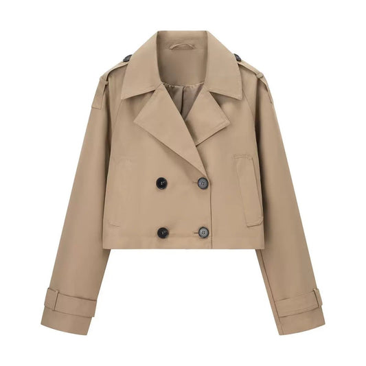 The City Chic Cropped Trench