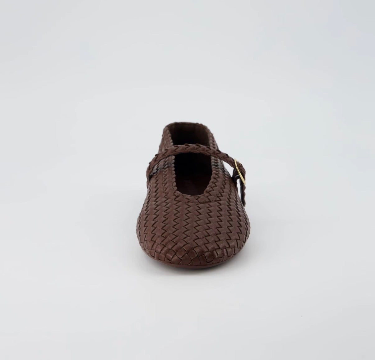 Woven Strap Ballet Flats