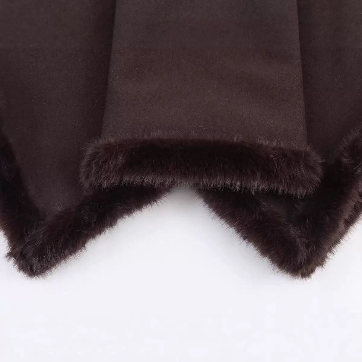 Vienna Fur-Trim Cape