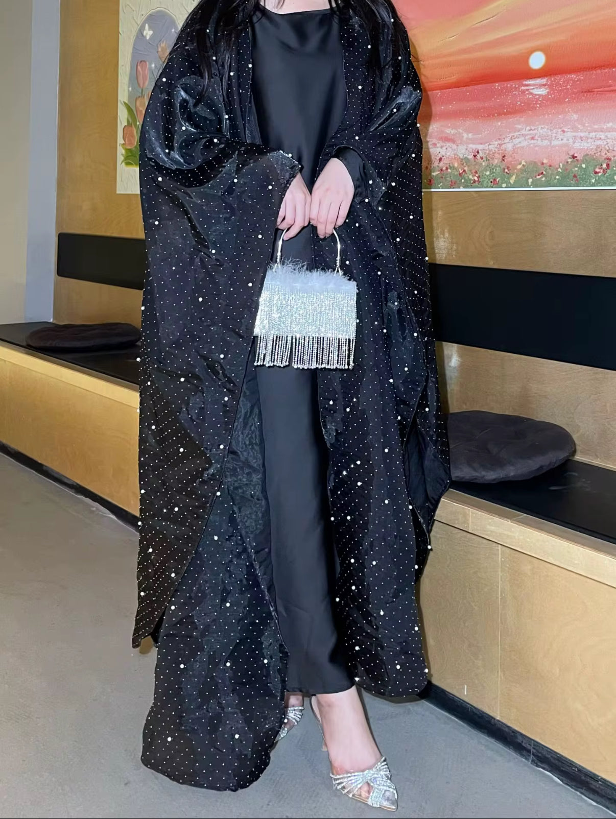Midnight Stardust Abaya