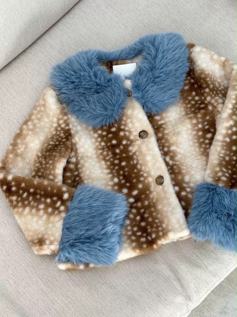 Bambi Fur Collar Jacket