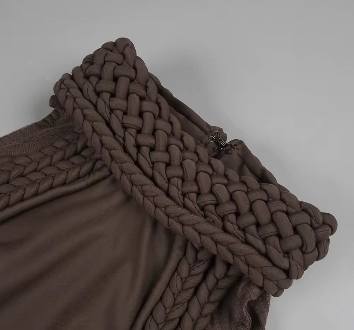 Sculpted halter dress