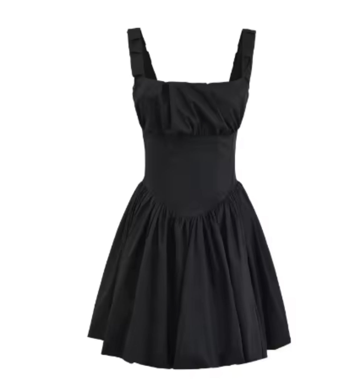 Romantic Summer Mini Dress with Ruffled Straps