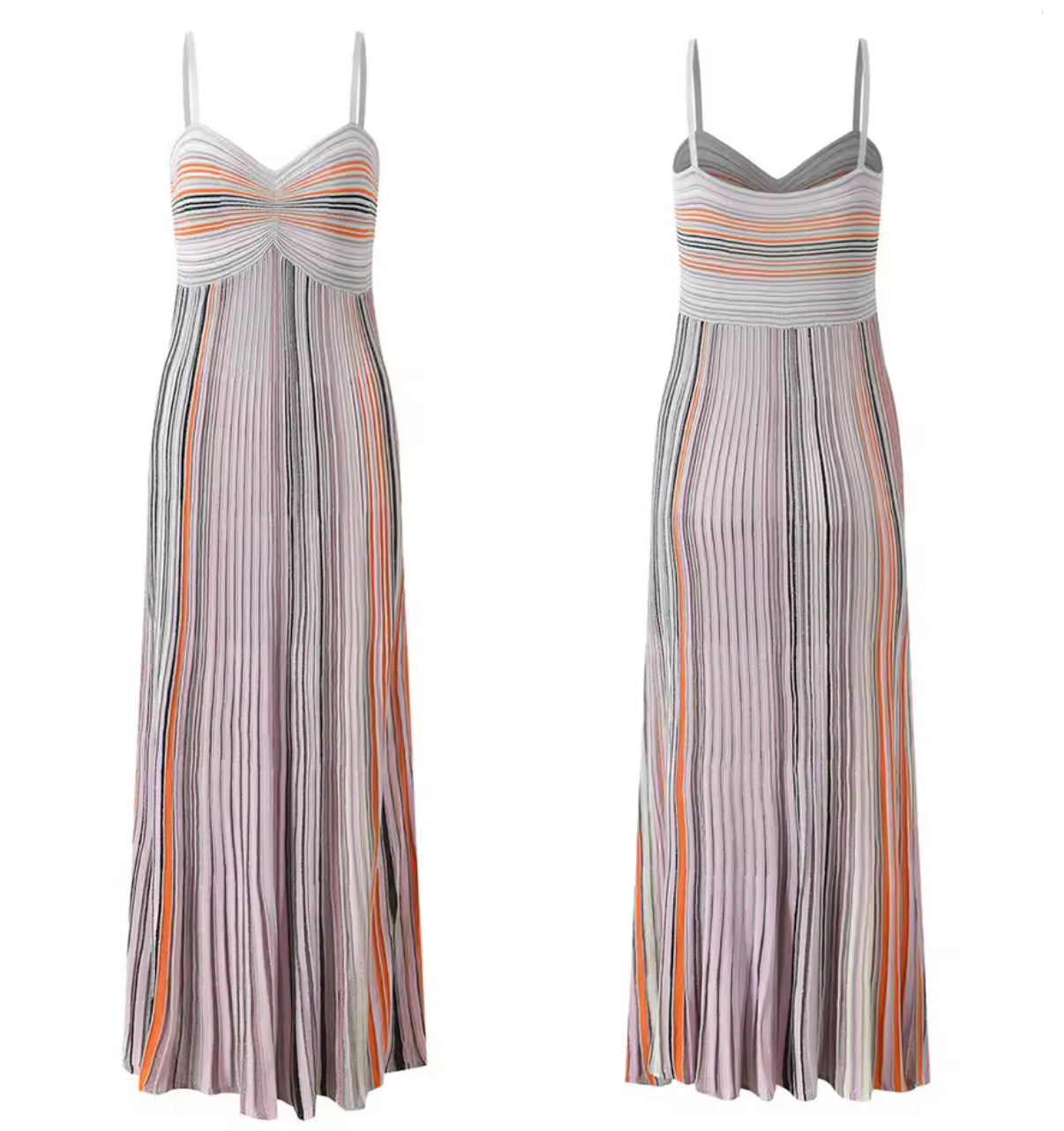 Glitter Ombre Spaghetti Strap Dress