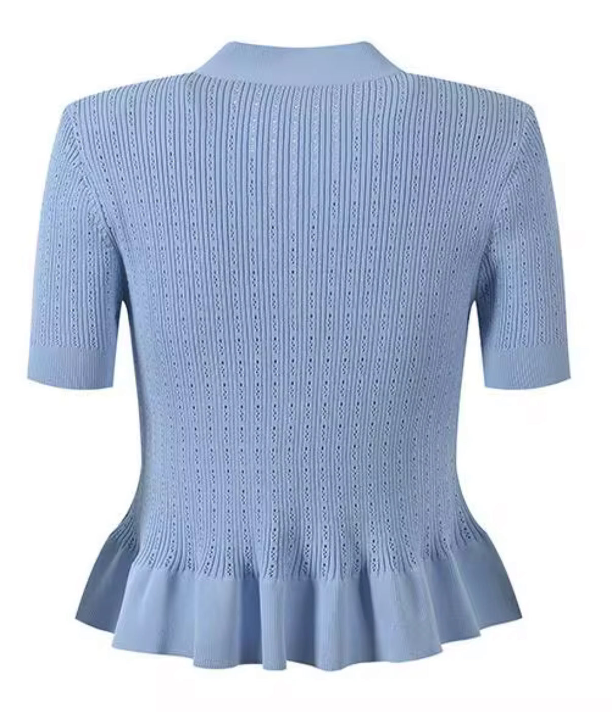 Blush Peplum Elegance Set