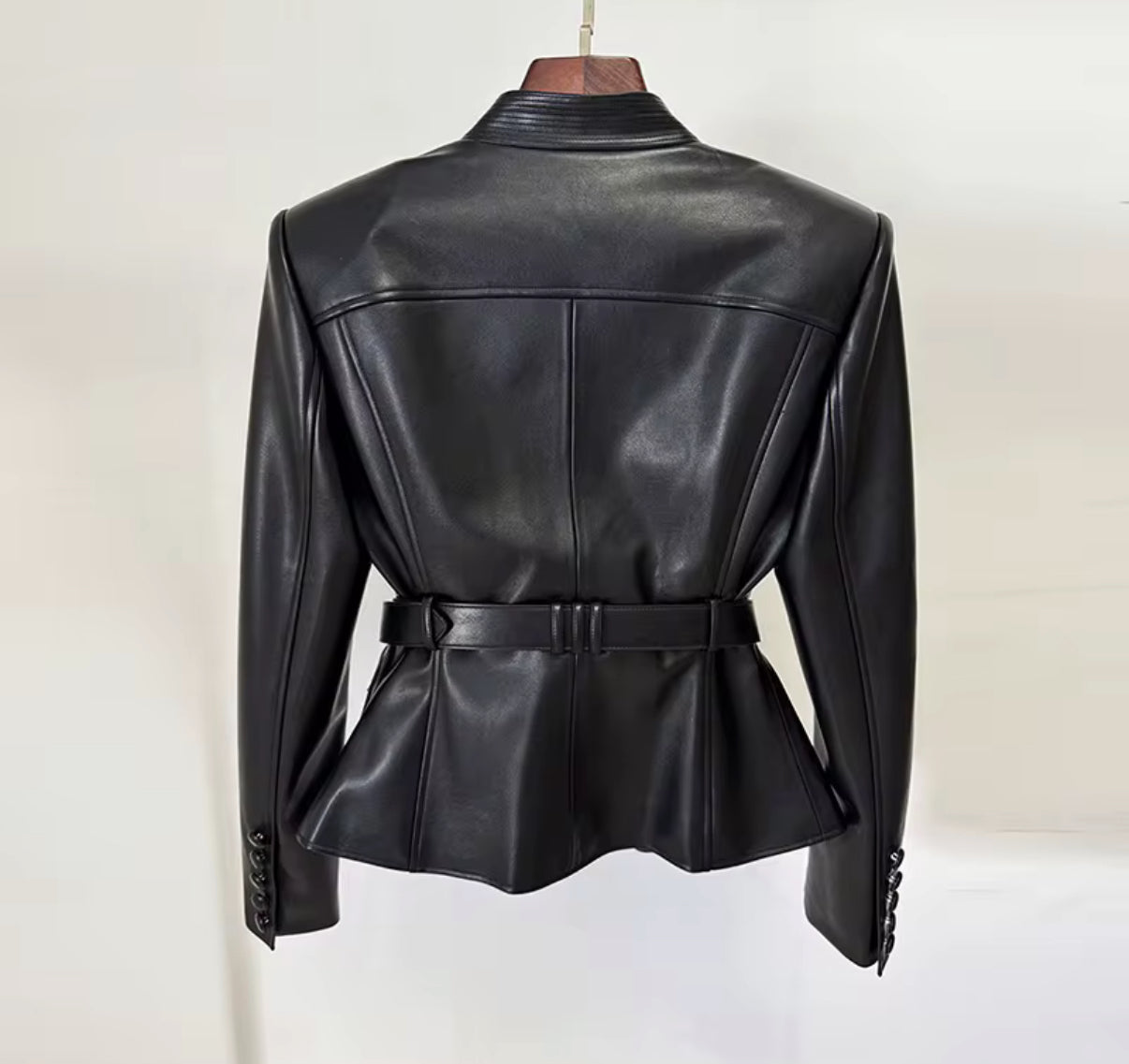 Midnight Power Belted Jacket