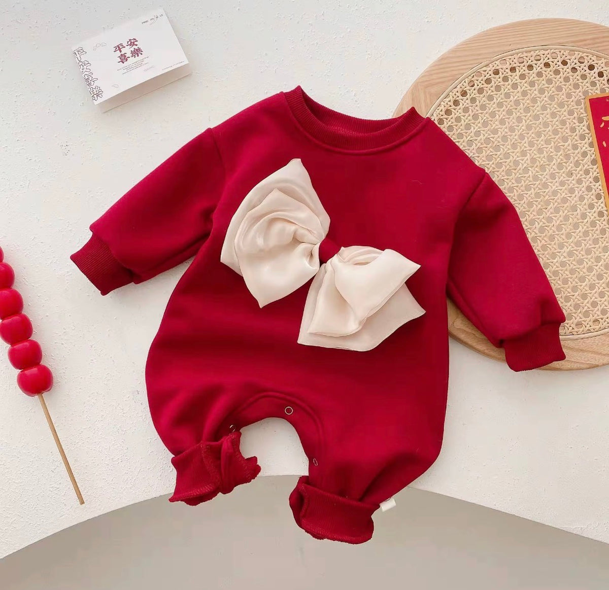 Ruby Bow Romper