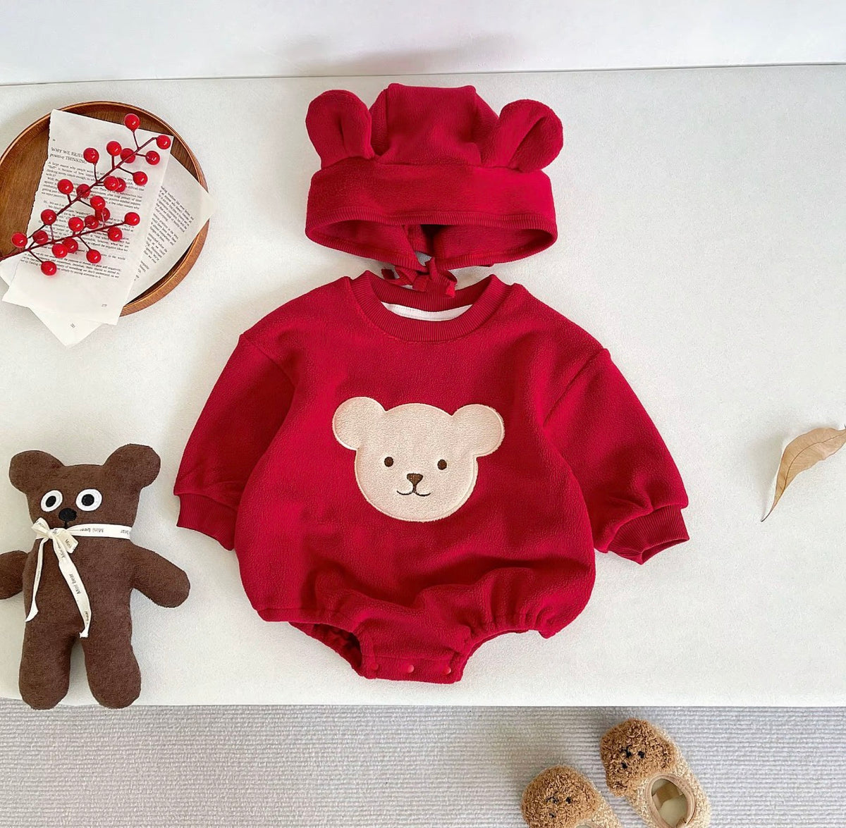 Teddy Fleece Romper