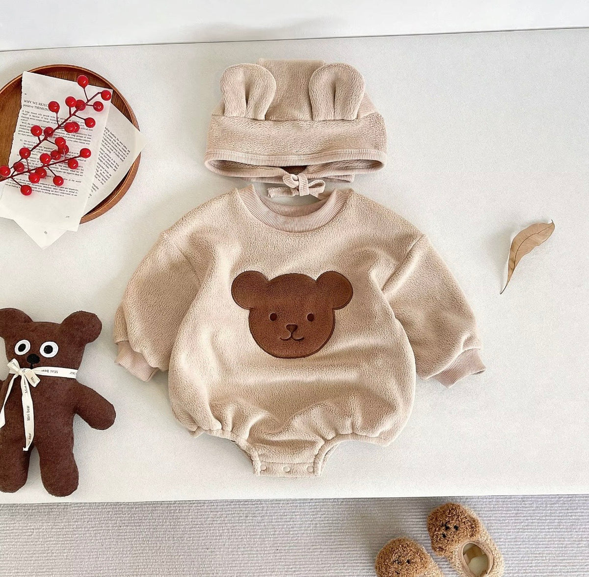 Teddy Fleece Romper