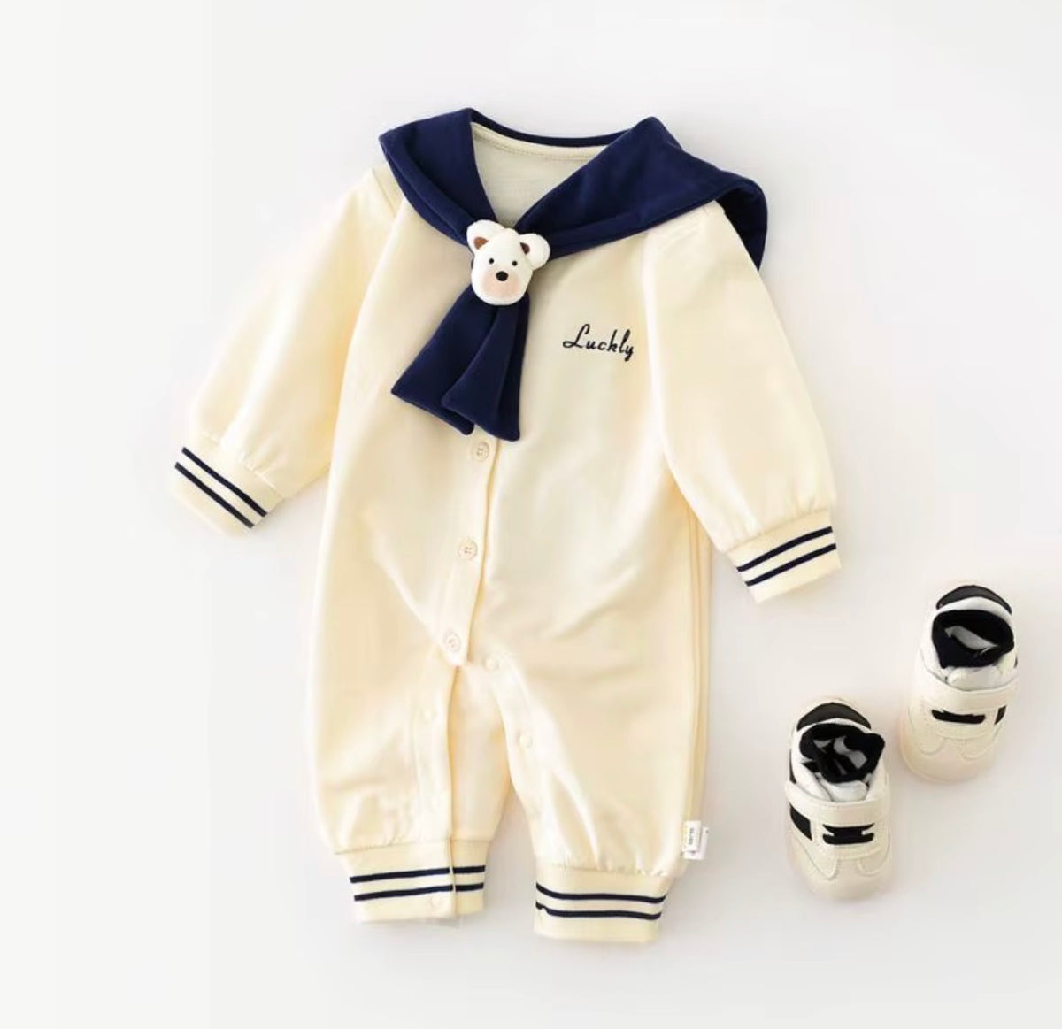 Teddy Sailor Romper