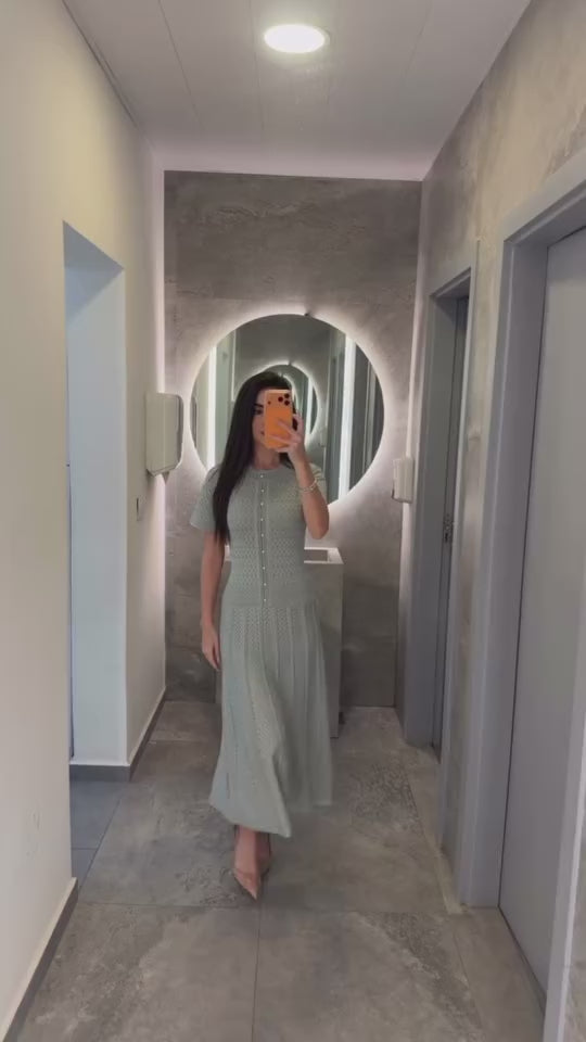 Maison Crochet Maxi Dress